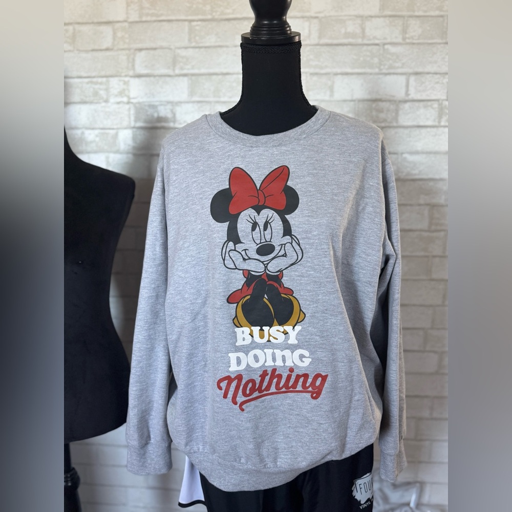 Minnie Mouse busy doing nothing sweatshirt